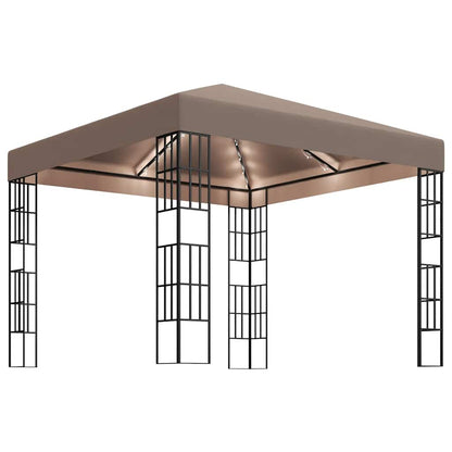 Carpa Cenador De Jardín Con Tira De Luces Led