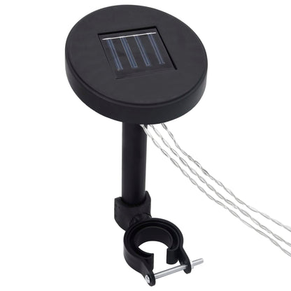 Cenador Con Tira De Luces Led Gris