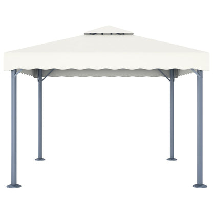 Cenador Con Tira De Luces Led Aluminio 300X300 Cm
