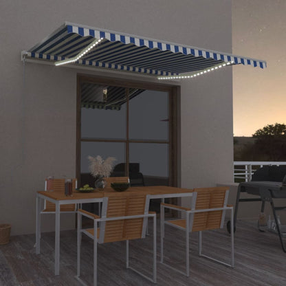 Toldo Retráctil Manual Con Led