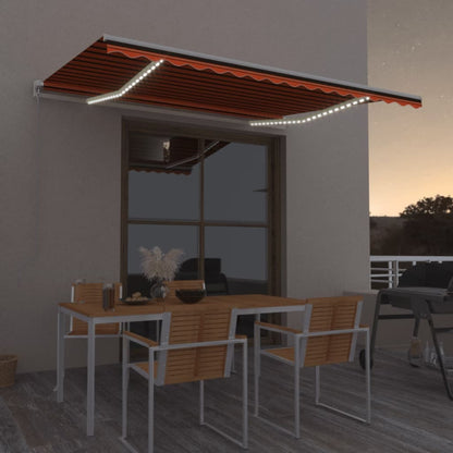 Toldo Retráctil Manual Con Led