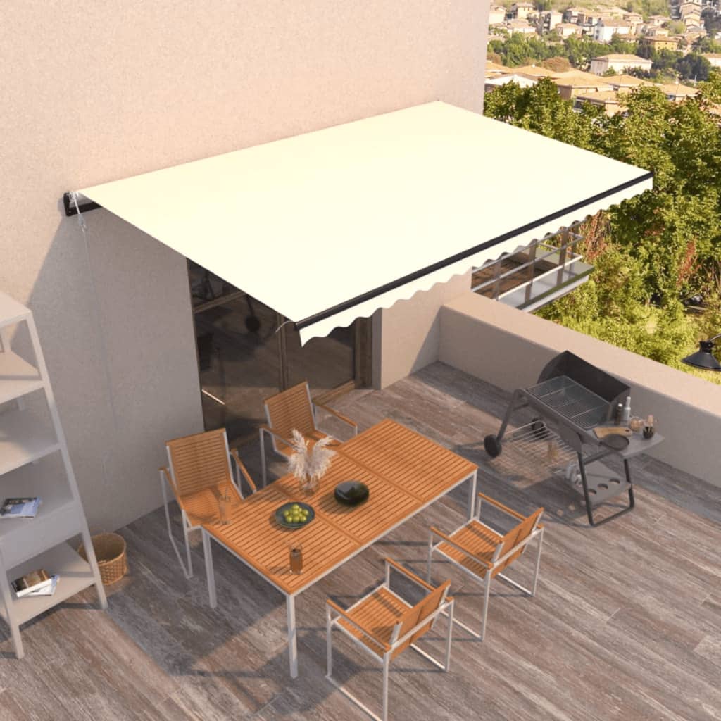 Toldo Retráctil Automático Gris