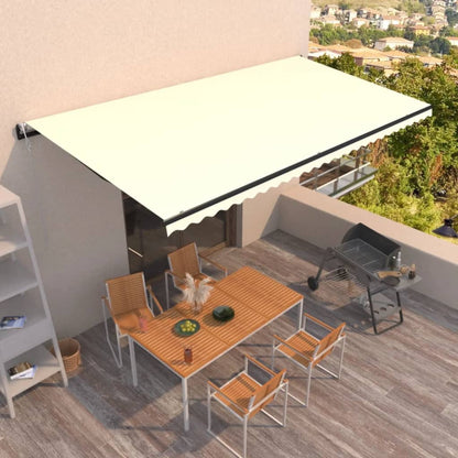 Toldo Retráctil Automático Gris