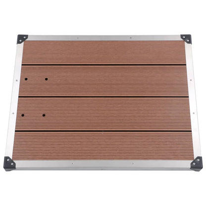 Ducha De Jardín Con Base 220 Cm Aluminio
