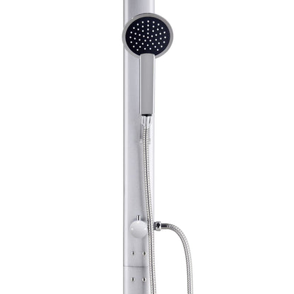 Ducha De Jardín Con Base 220 Cm Aluminio