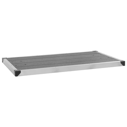 Ducha De Jardín Con Base 230 Cm Acero Inoxidable