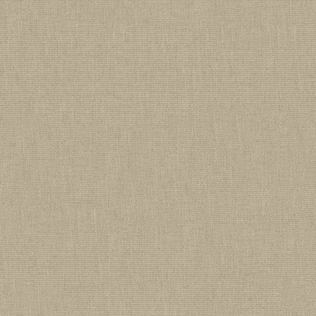 Cuna Con Colchón Tela De Lino Gris Taupe