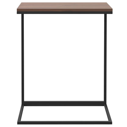 Mesa Auxiliar De Madera Contrachapada Negro