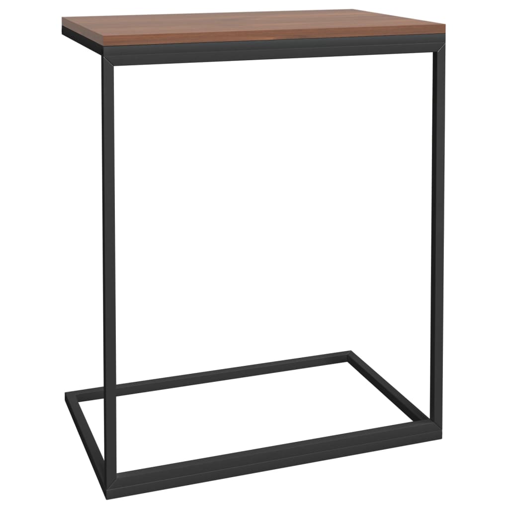 Mesa Auxiliar De Madera Contrachapada Negro
