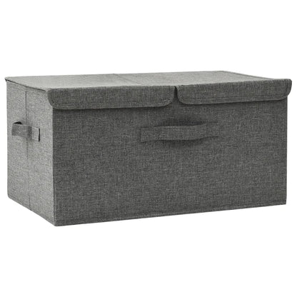 Caja De Almacenaje Tela Gris