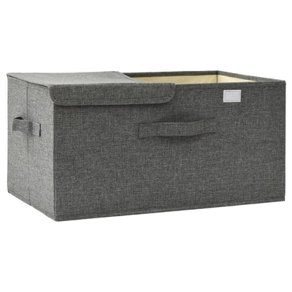 Caja De Almacenaje Tela Gris