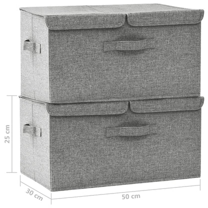 Cajas De Almacenaje 2 Unidades Tela