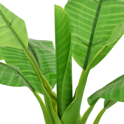 Árbol Bananero Artificial Con Macetero Verde