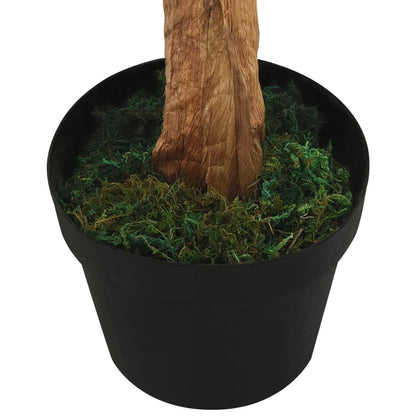 Árbol Bananero Artificial Con Macetero Verde