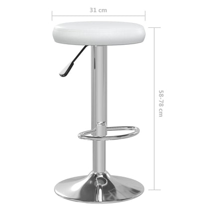 Taburetes De Cocina 2 Unidades Cuero Sintético