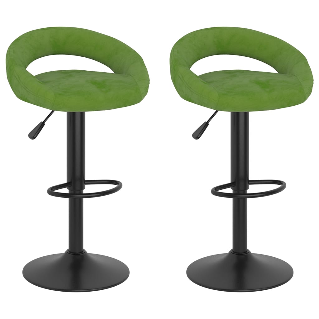 Taburetes De Cocina 2 Uds Terciopelo