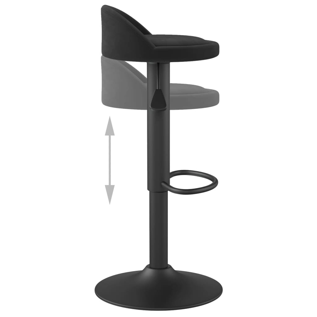 Taburetes De Cocina 2 Unidades Terciopelo