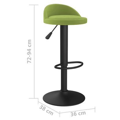 Taburetes De Cocina 2 Uds Terciopelo