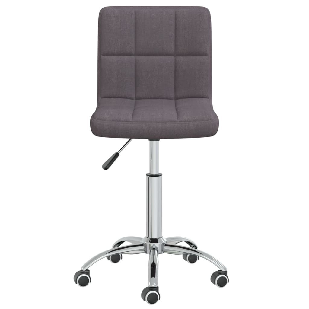 Silla De Oficina Giratoria Tela Gris Taupe