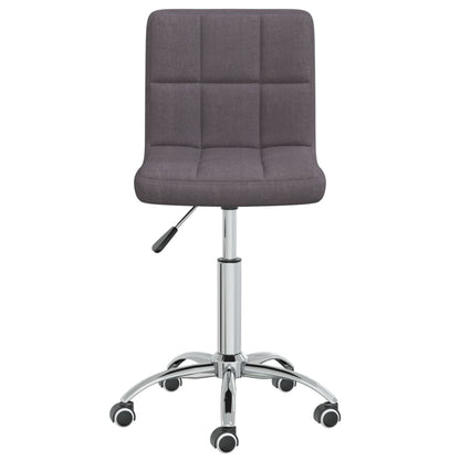 Silla De Oficina Giratoria Tela Gris Taupe