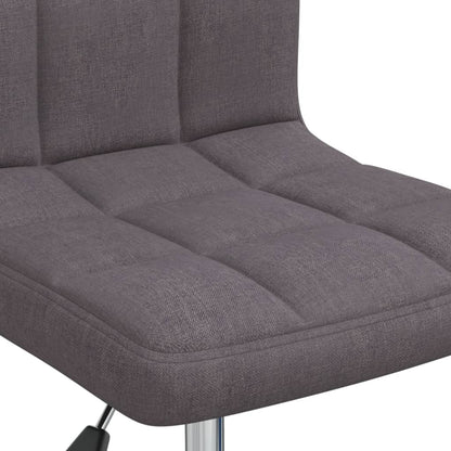 Silla De Oficina Giratoria Tela Gris Taupe