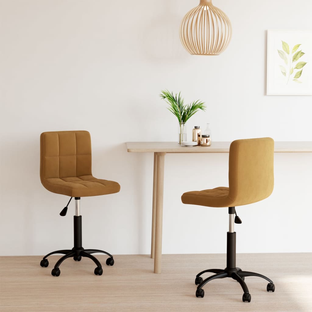 Silla De Comedor Giratoria De Terciopelo