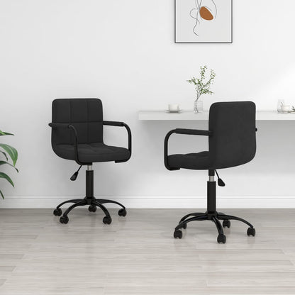 Sillas De Comedor Giratorias 2 Uds De Terciopelo