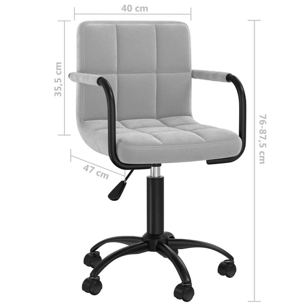 Sillas De Comedor Giratorias 2 Uds De Terciopelo