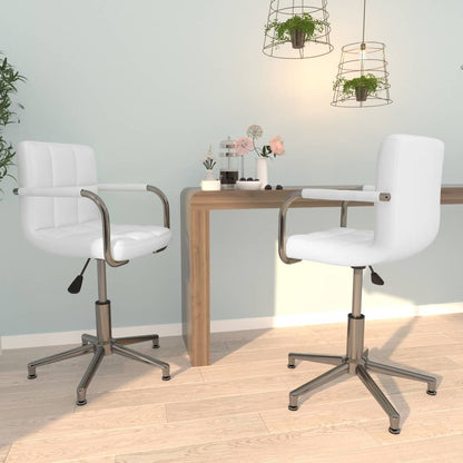Sillas De Comedor Giratorias 6 Unidades Cuero Sintético
