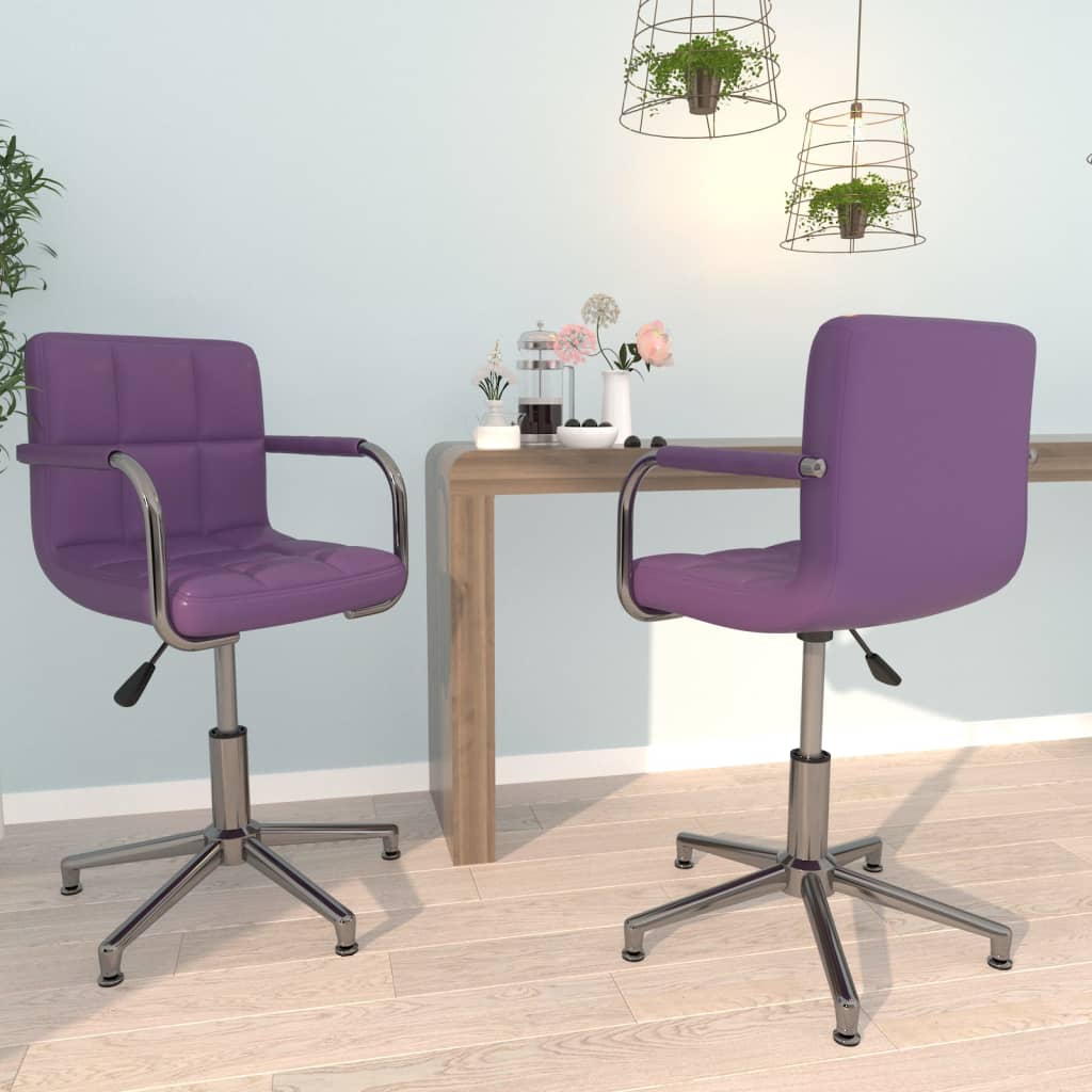 Sillas De Comedor Giratorias 6 Unidades Cuero Sintético