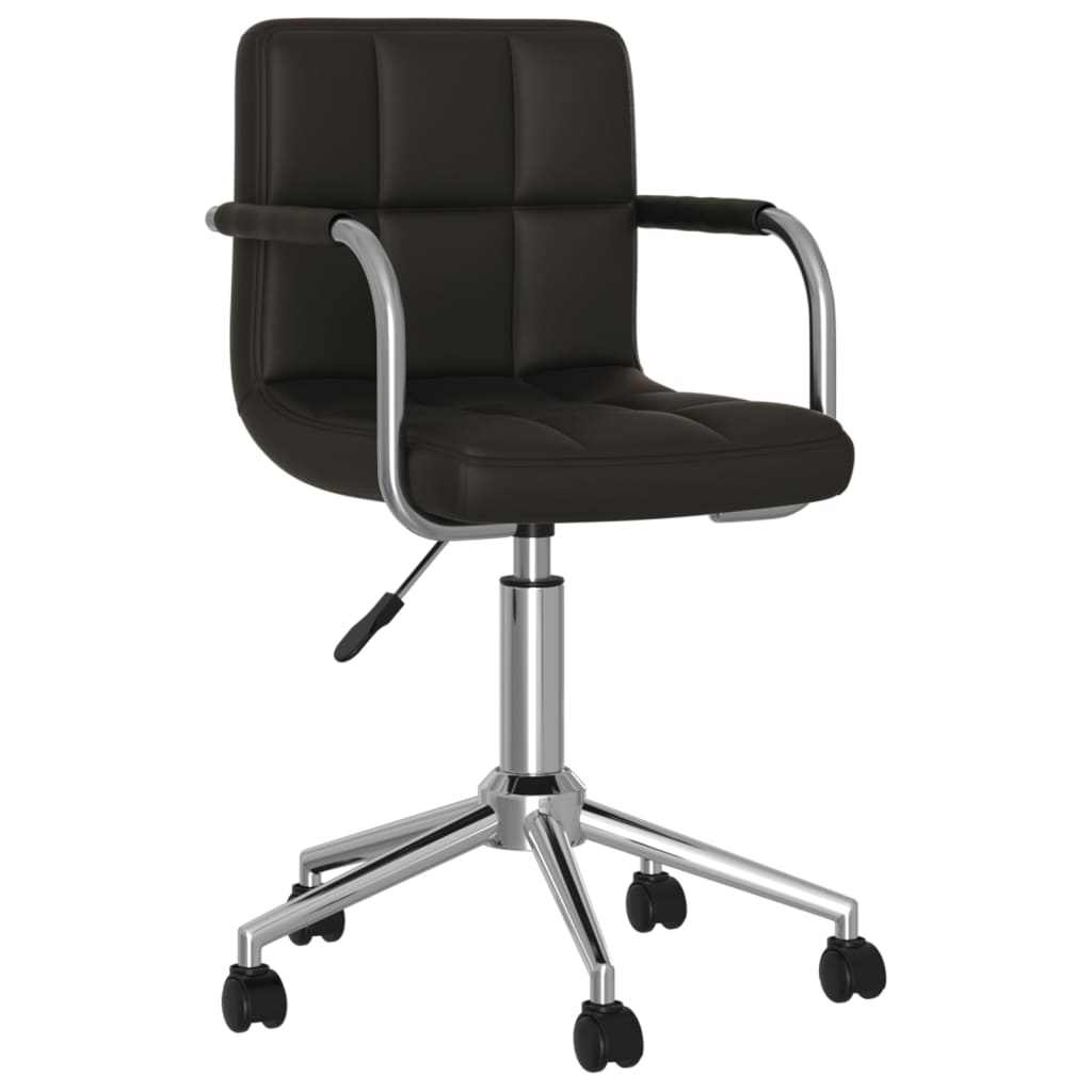 Silla De Oficina Giratoria De Cuero Sintético