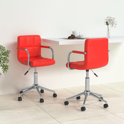 Silla De Comedor Giratoria Cuero Sintético