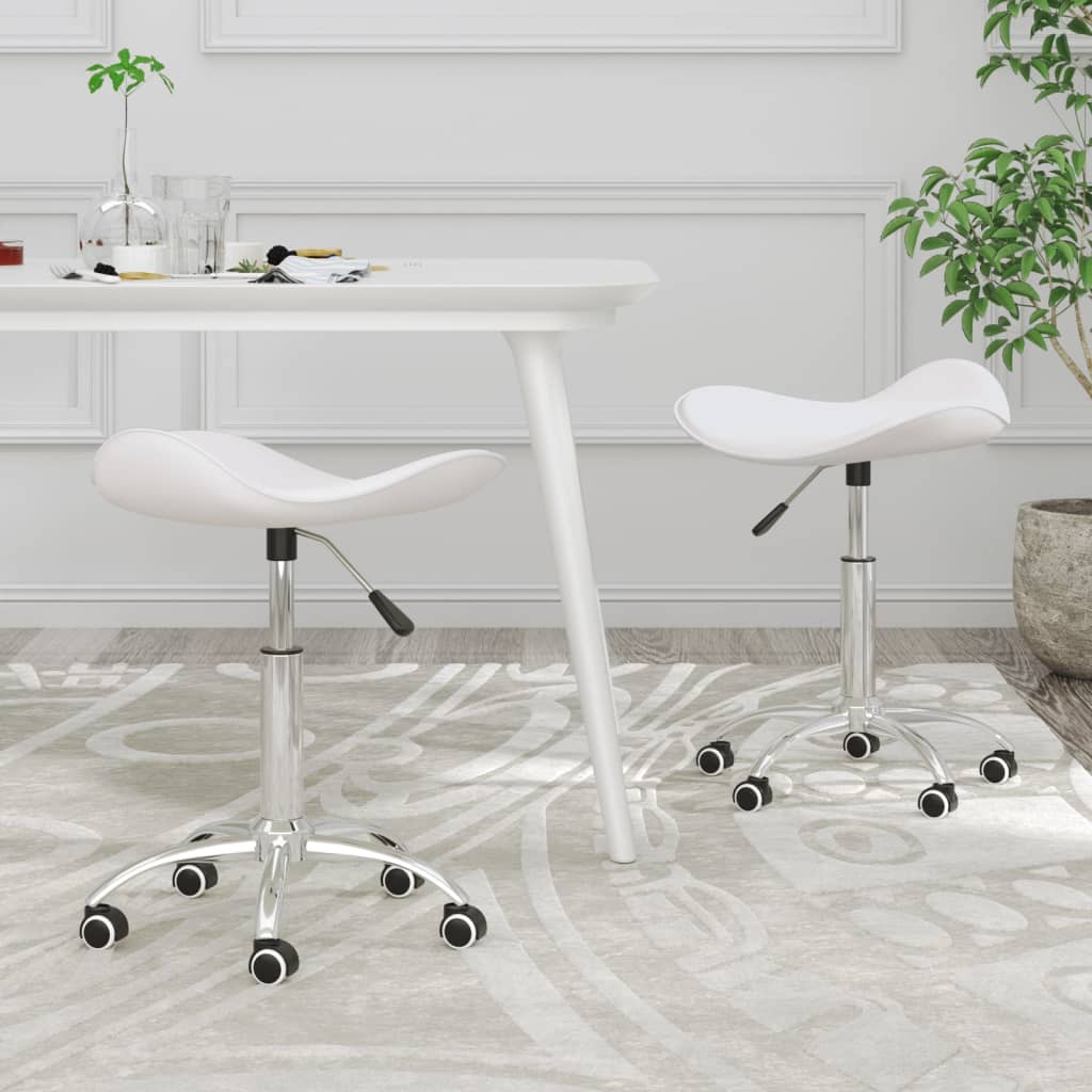 Silla De Comedor Giratoria Cuero Sintético