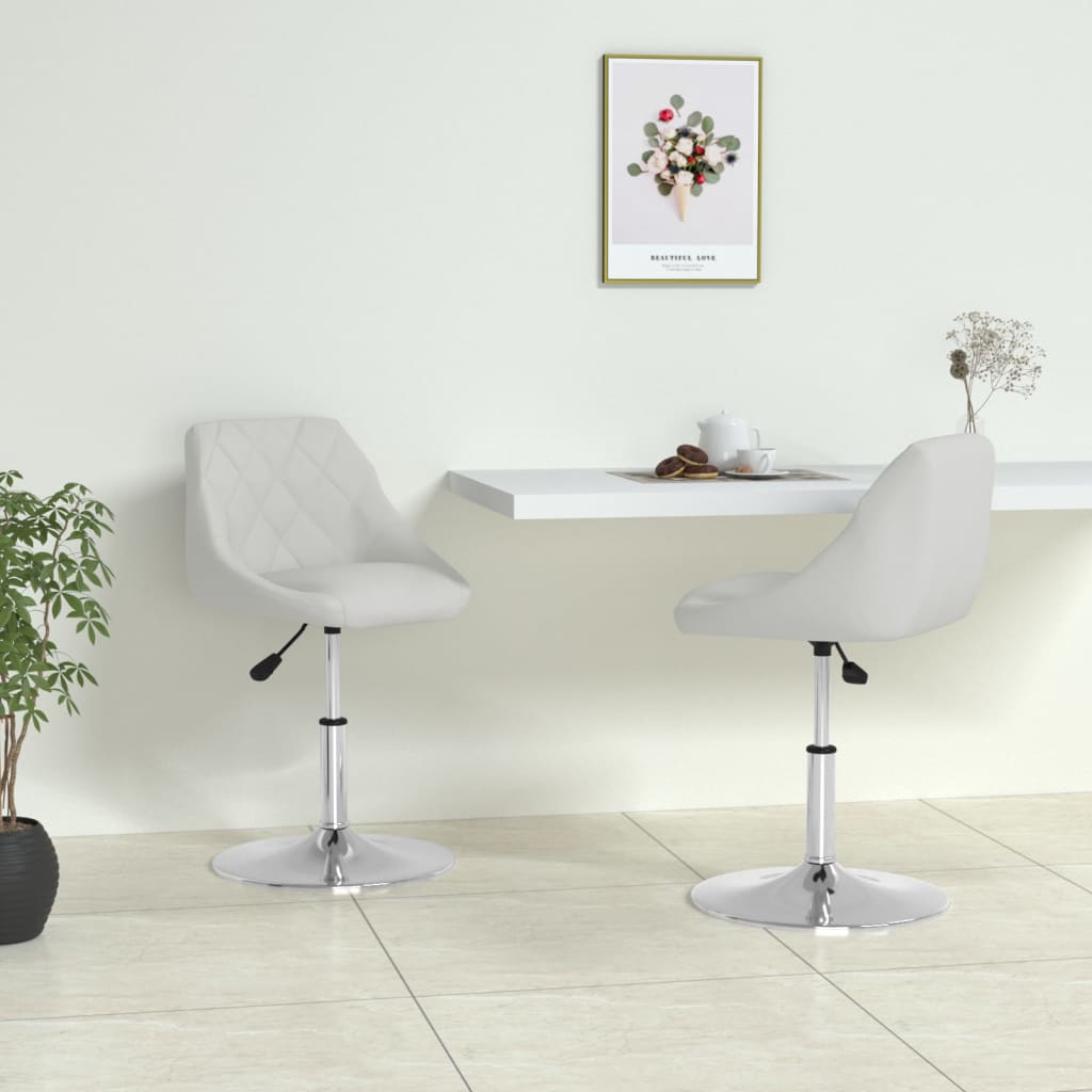 Sillas De Comedor 2 Unidades Cuero Sintético
