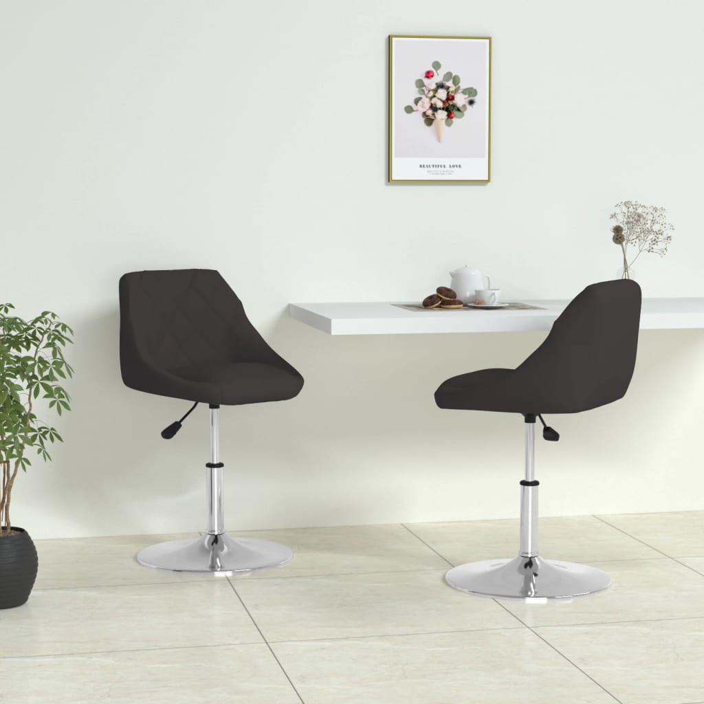 Sillas De Comedor 2 Unidades Cuero Sintético