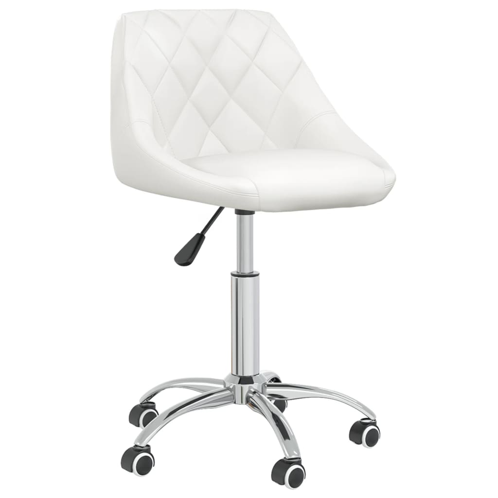 Silla De Oficina Giratoria De Cuero Sintético