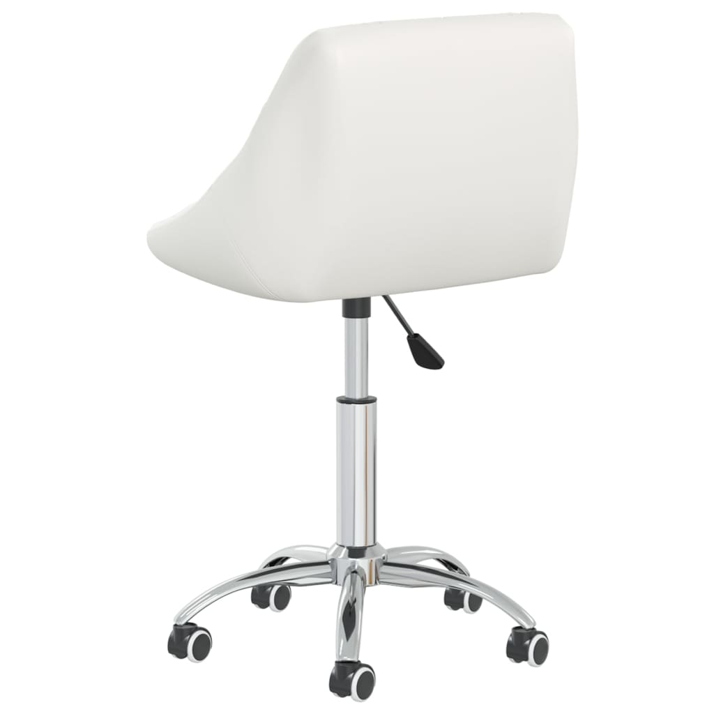 Silla De Oficina Giratoria De Cuero Sintético