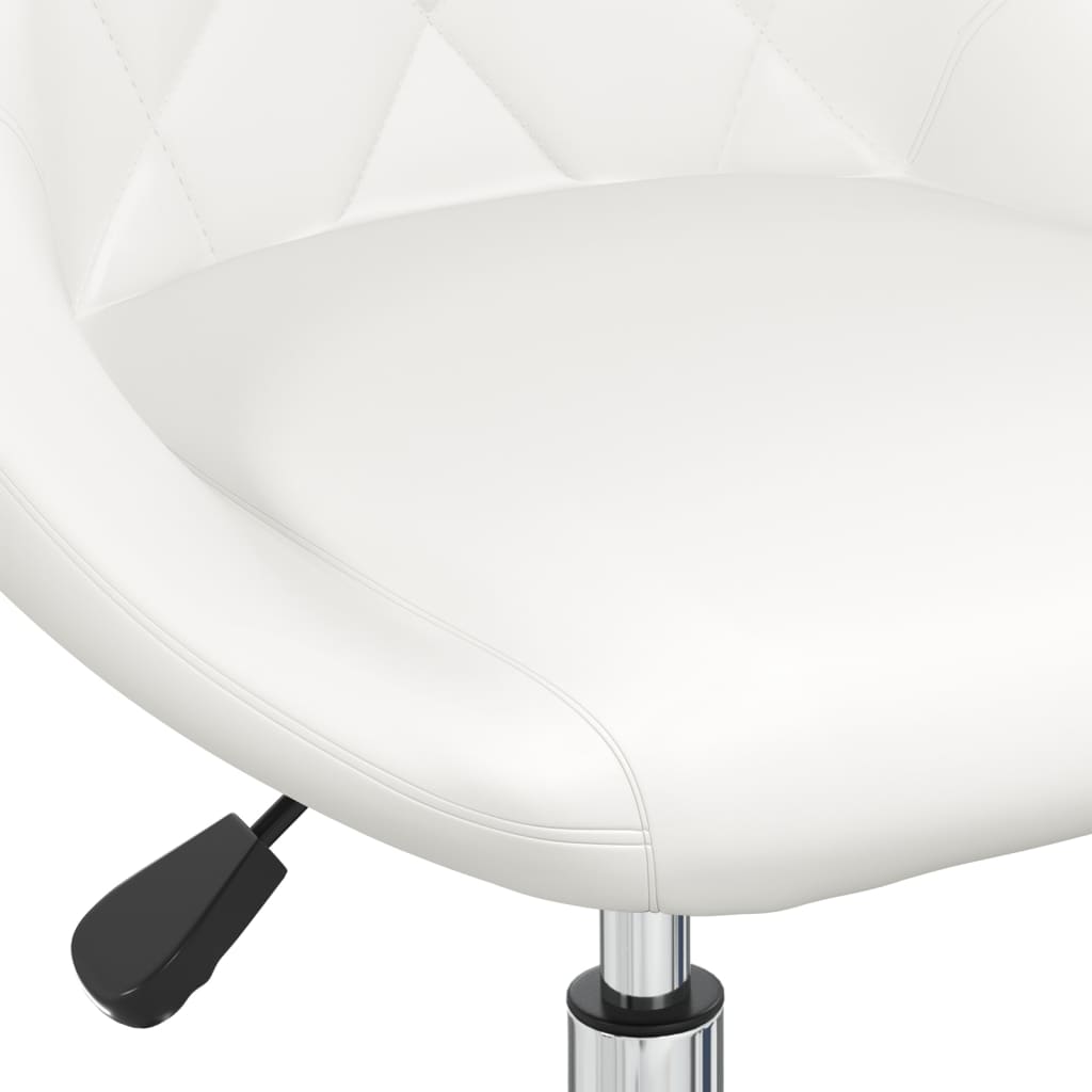 Silla De Oficina Giratoria De Cuero Sintético