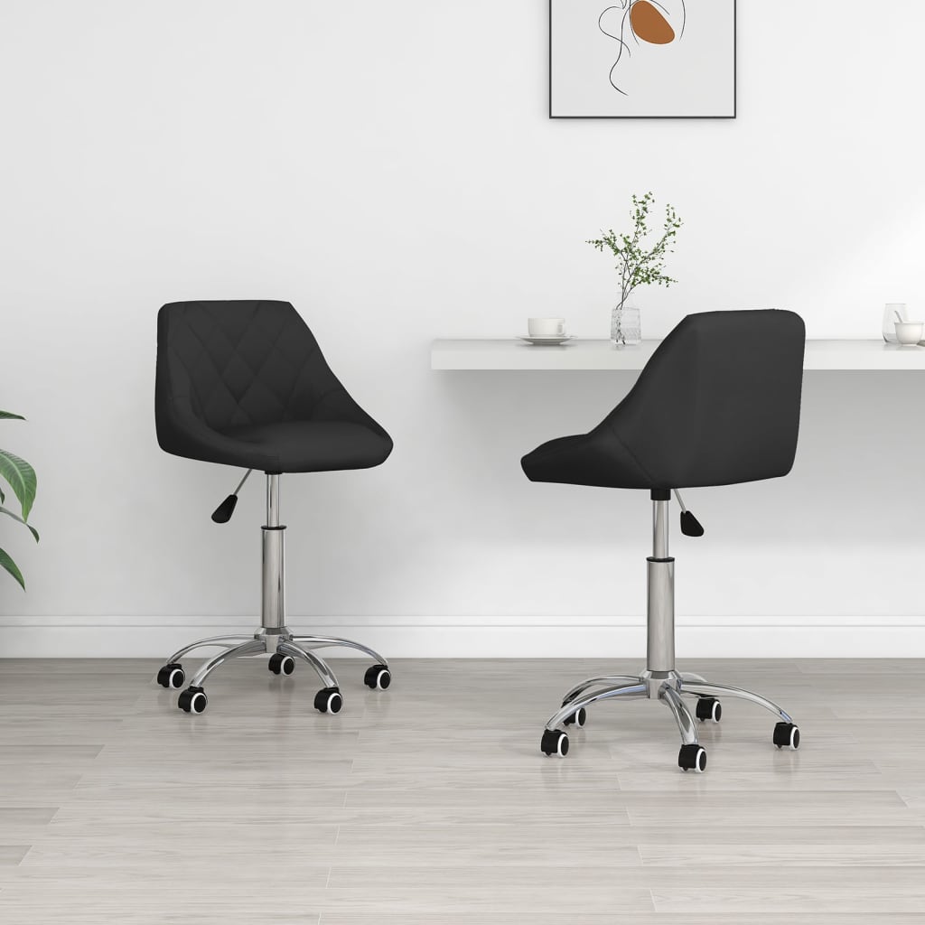 Silla De Comedor Giratoria Cuero Sintético