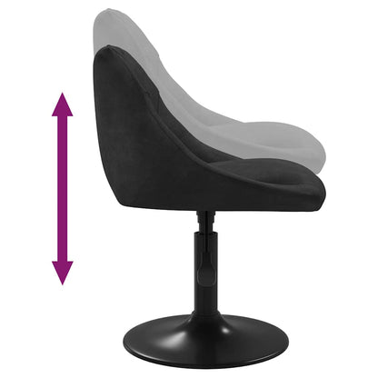 Sillas De Comedor Giratorias 2 Uds Terciopelo