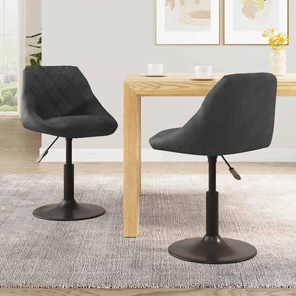 Sillas De Comedor Giratorias 2 Uds Terciopelo