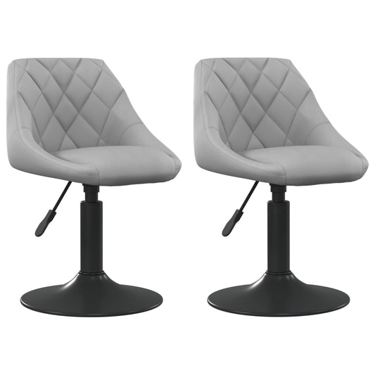 Sillas De Comedor Giratorias 2 Uds De Terciopelo