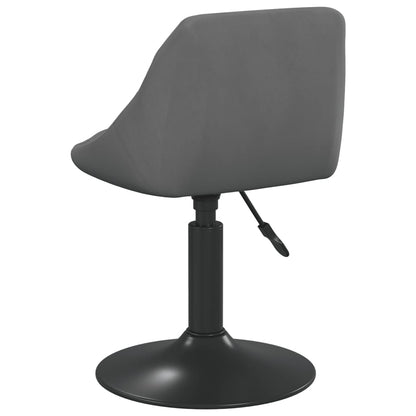 Sillas De Comedor Giratorias 2 Unidades Terciopelo