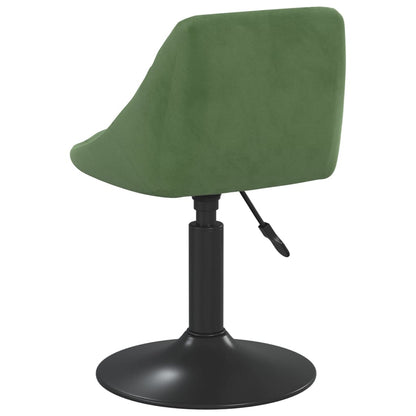 Sillas De Comedor Giratorias 2 Unidades Terciopelo