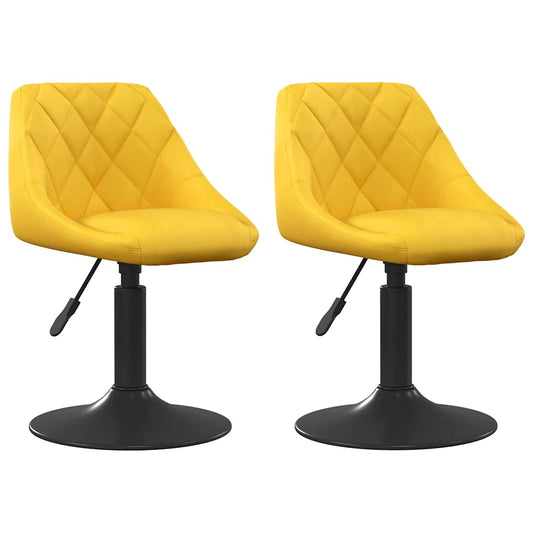Sillas De Comedor Giratorias 2 Uds Terciopelo