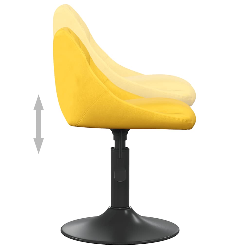 Sillas De Comedor Giratorias 2 Uds Terciopelo