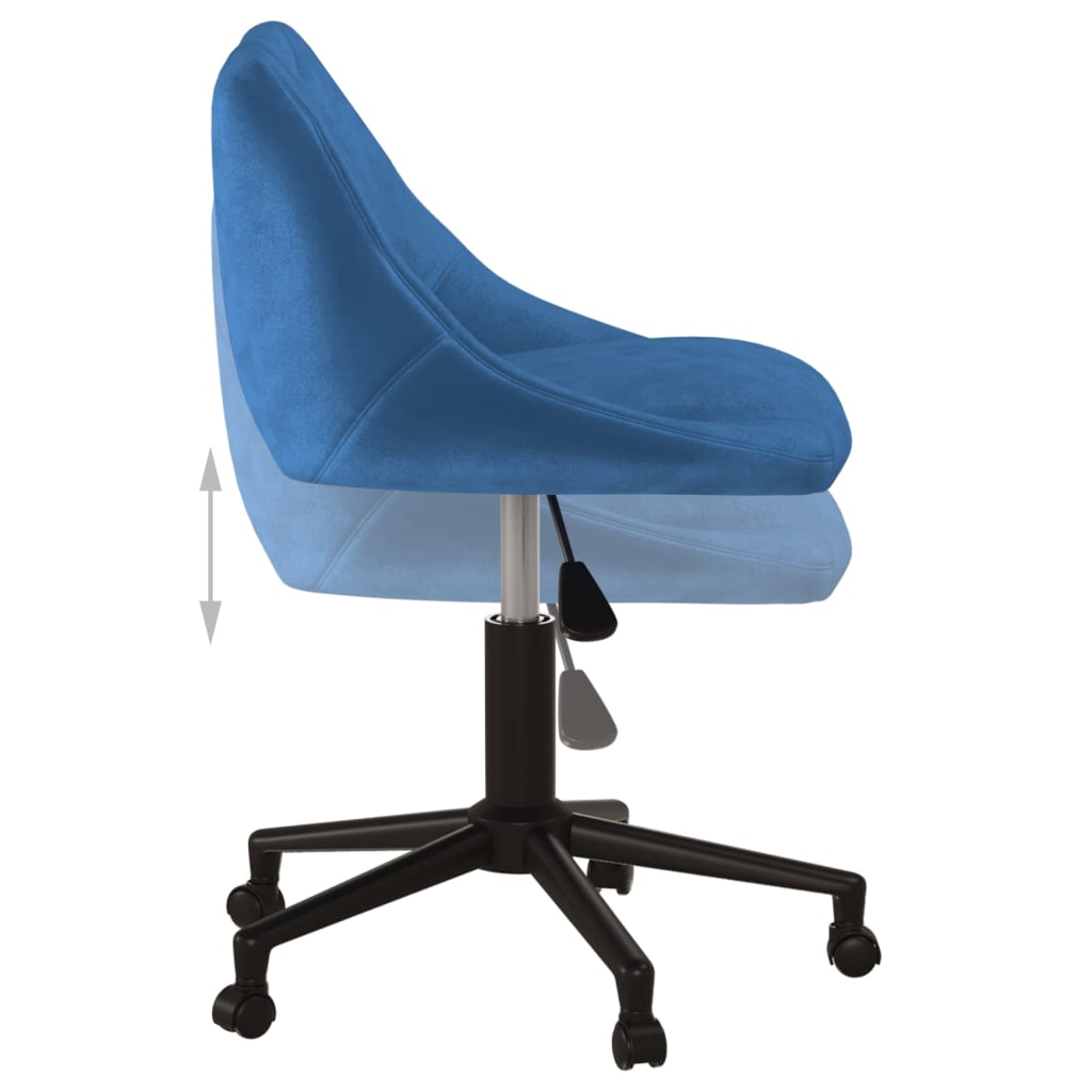 Silla De Oficina Giratoria De Terciopelo