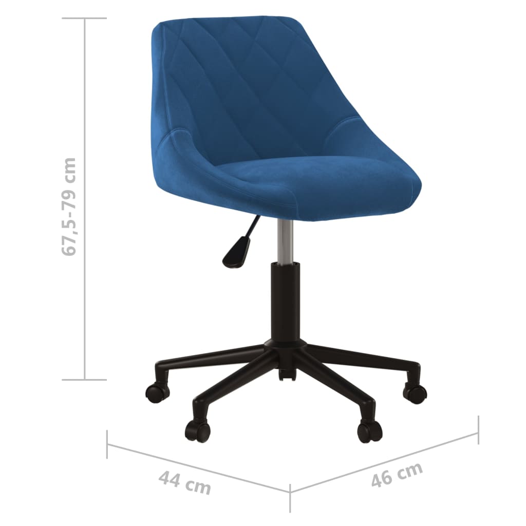 Silla De Oficina Giratoria De Terciopelo