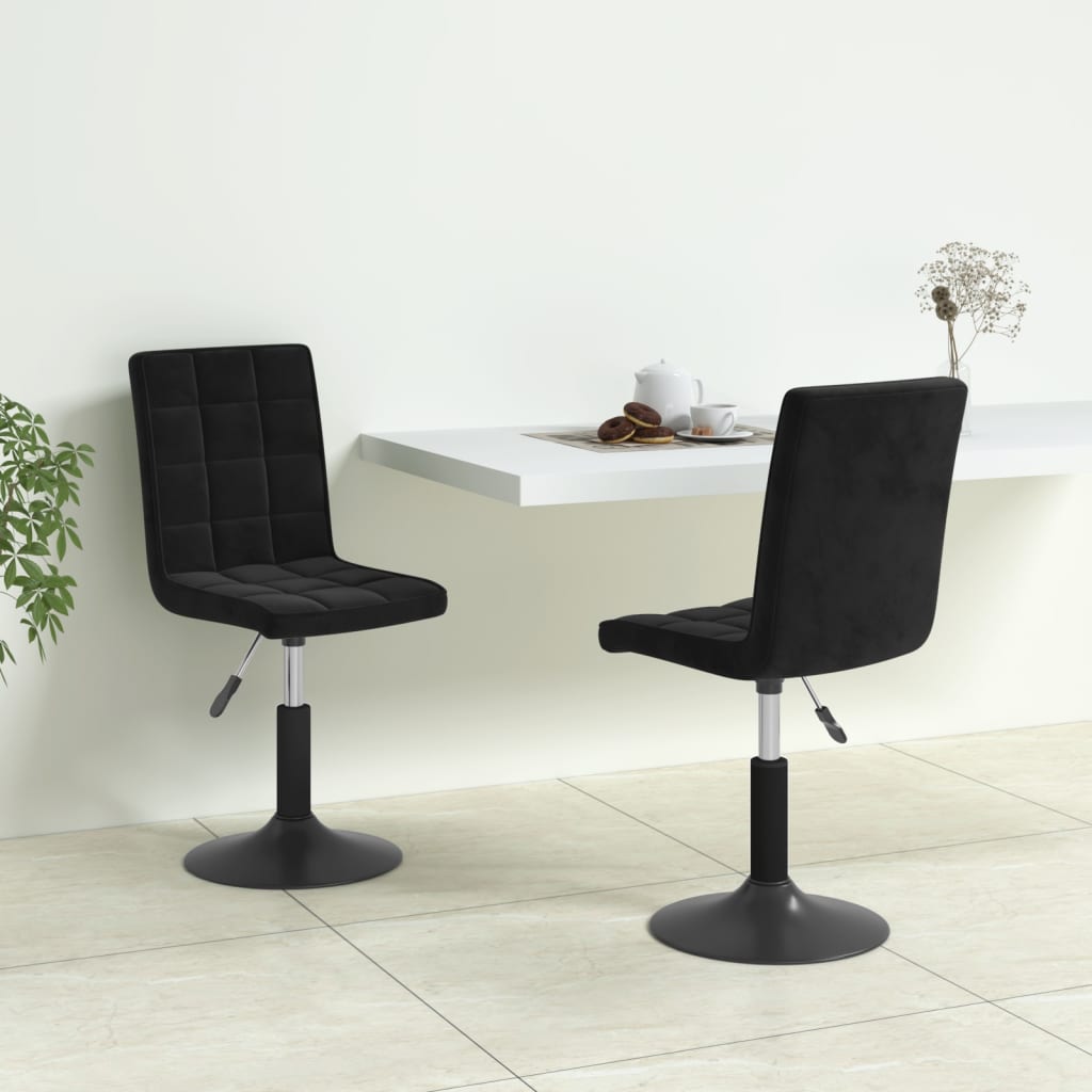 Sillas De Comedor Giratorias 2 Uds Terciopelo