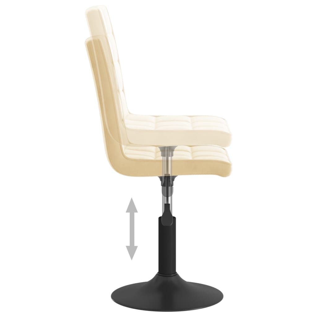 Sillas De Comedor Giratorias 2 Uds Terciopelo